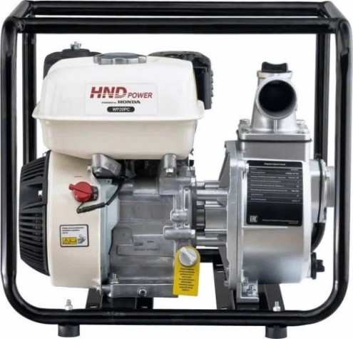 Мотопомпа бензиновая для слабозагрязненной воды HND WP20PC Мотопомпа бензиновая для слабозагрязненной воды HND WP20PC